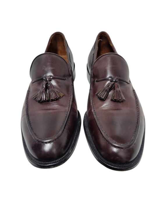 BOSTONIAN Tassel Genuine Leather Burgundy Loafer Dress Shoes #28686 Size 10M main image 7